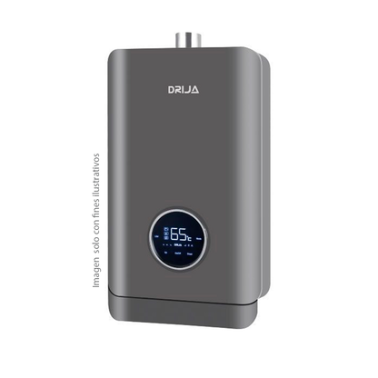 Calentador de agua a Gas 21Litros. CLTE21L. DRIJA panel digital control automático