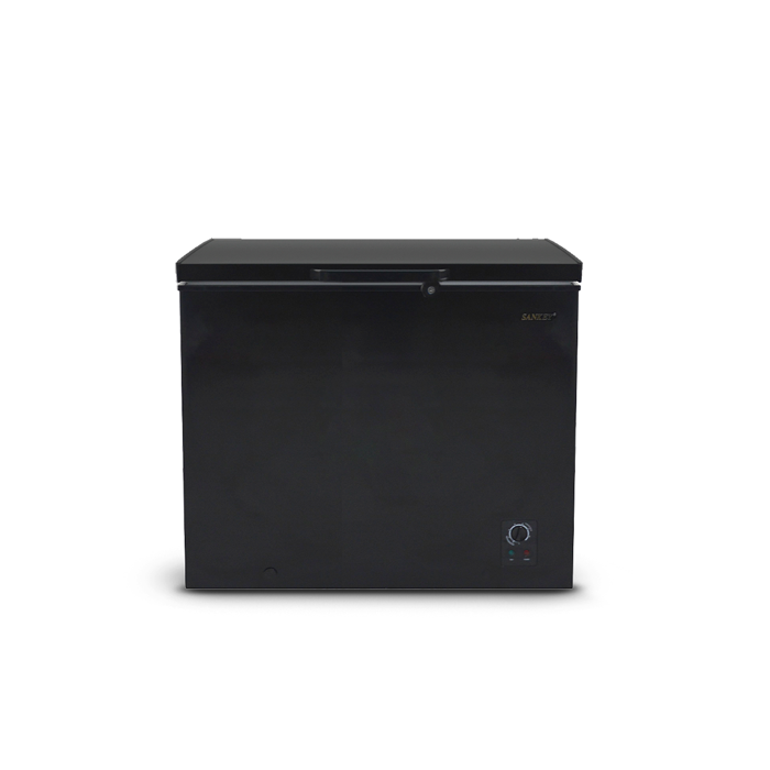 Congelador horizontal 5 pc Sankey RFC-591negro canasta divisora 145 litros.