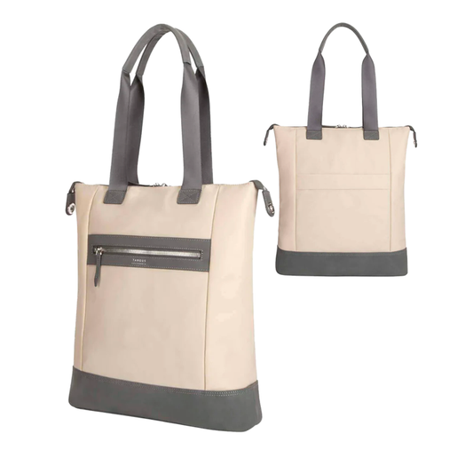 TARGUS BOLSO 15” NEWPORT CREMA GRIS
