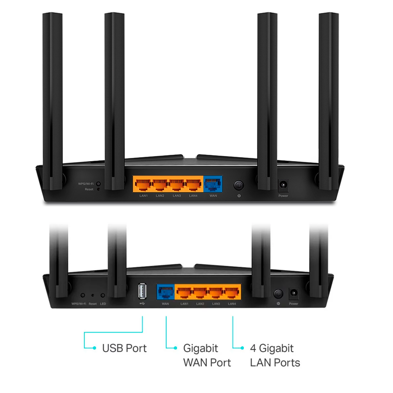 TP-LINK ARCHER AX10 - ROUTER WIFI AX1500, DOBLE BANDA, GIGABIT