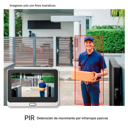 Cámara de seguridad SD 1080P CS-DP2C Ezviz timbre para puerta con memoria
