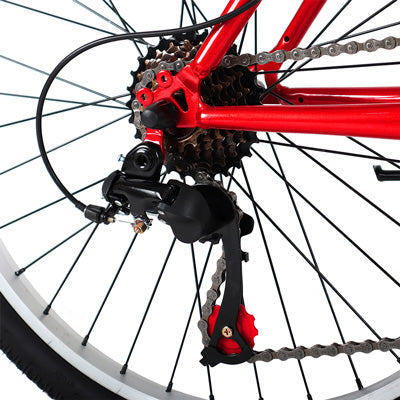 Bicicleta de 24" R1-24H-R-3 Rali en color rojo