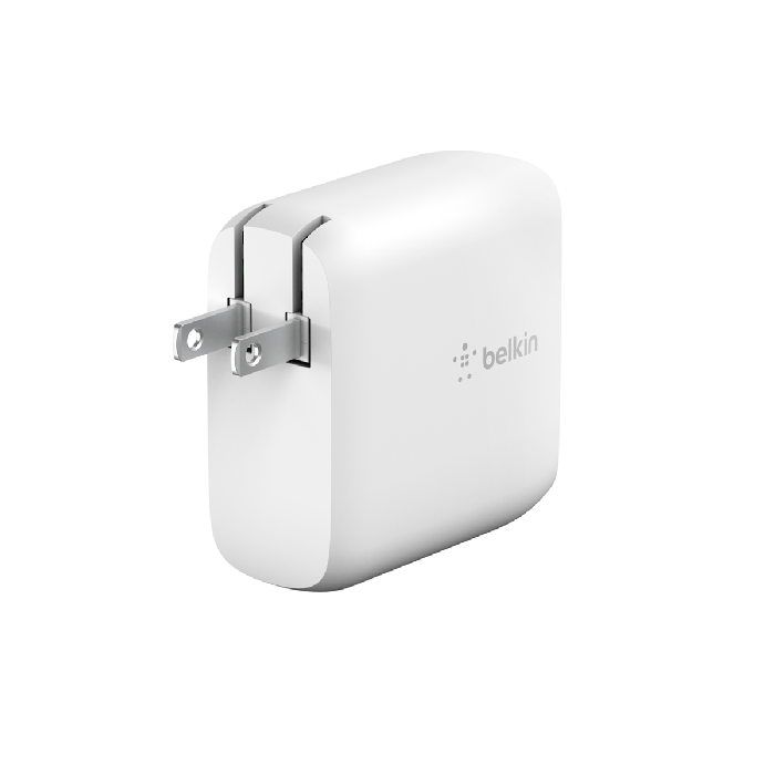 Cargador de pared dual USB-C PD GaN de 68W BELKIN
