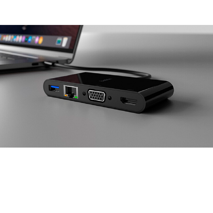 Adaptador USB-C multimedia + Charge Belkin