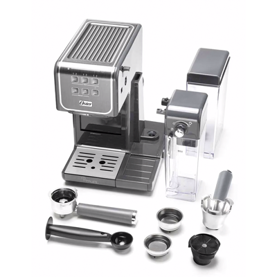 Cafetera Expresso BVSTEM6801M Oster capuccino Prima Latte touch