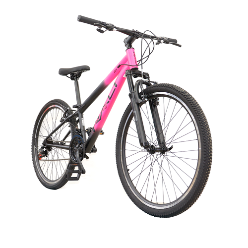 BICICLETA RALI R1 26" MUJER NEGRO ROSADO R1-26M-NR-3