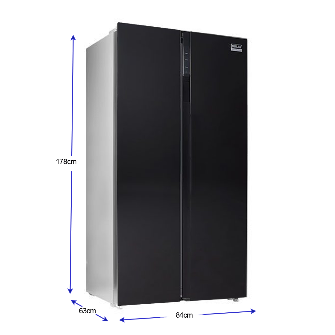 Refrigeradora Black Inverter 15.4pc Side By Sade DRIJA