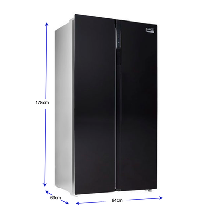 Refrigeradora Black Inverter 15.4pc Side By Sade DRIJA