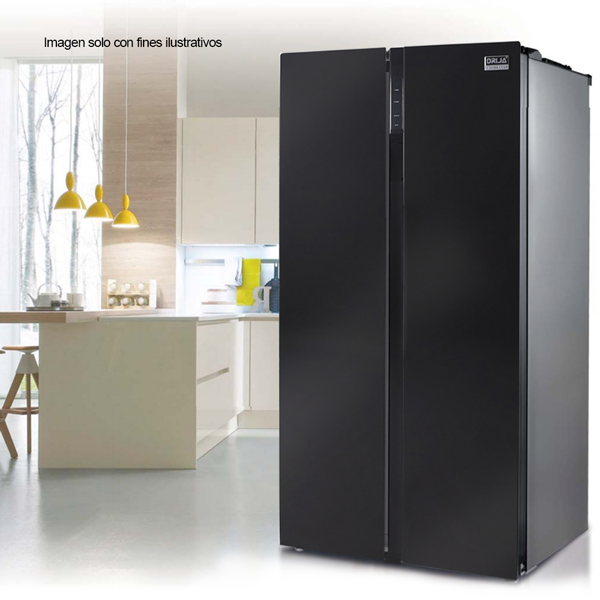 Refrigeradora Black Inverter 15.4pc Side By Sade DRIJA