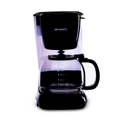 NISATO CAFETERA NEGRA DE 12 TZ CON FILTRO MODELO NCM-1212BDL