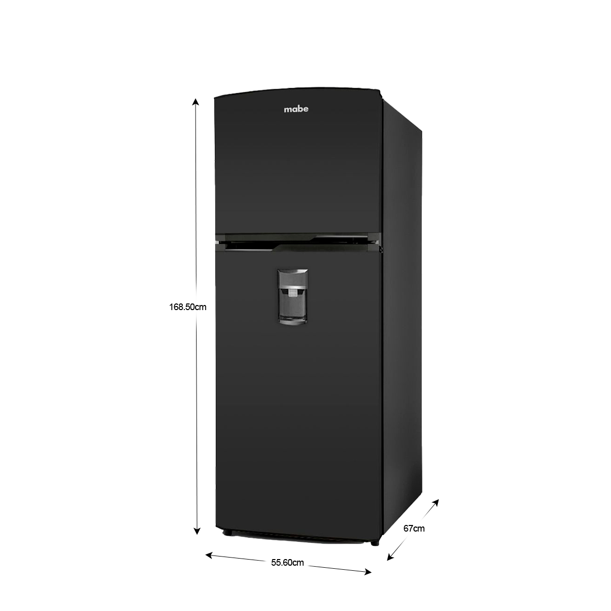 Refrigeradora MABE Top Mount 10pc RMA250PJNG