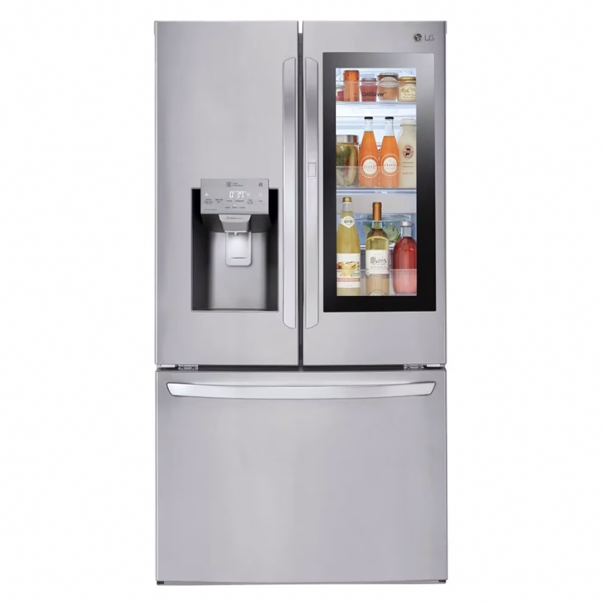 Refrigeradora LG Side by Side GM78SXS de 28pies cúbicos Linear Inverter Door in Door.