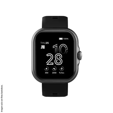 Reloj inteligente BK CT-VIVA1 Cubitt con bluetooth, color negro