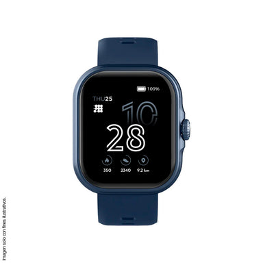 Reloj inteligente BK CT-VIVA2 Cubitt con bluetooth, color azul
