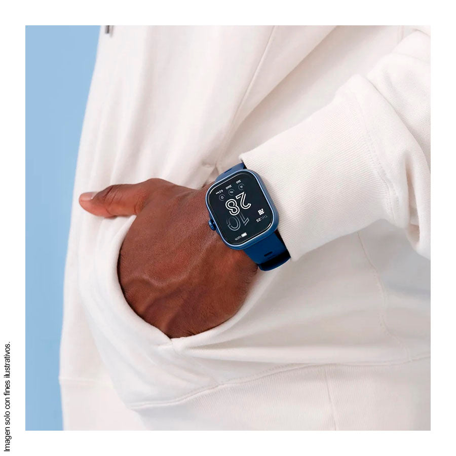Reloj inteligente BK CT-VIVA2 Cubitt con bluetooth, color azul