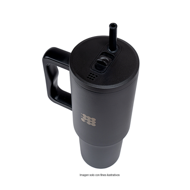 Termo para agua, 40 oz, CT-TUMB1, Cubitt, acero inoxidable, negro