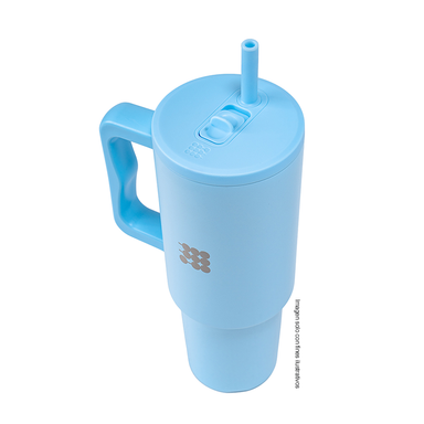 Termo para agua, 40 oz, CT-TUMB2, Cubitt, acero inoxidable, Azul claro