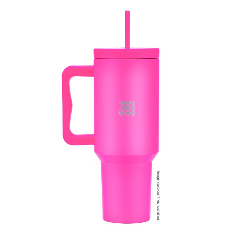 Termo para agua, 40 oz, CT-TUMB5F, Cubitt, acero inoxidable, fucsia
