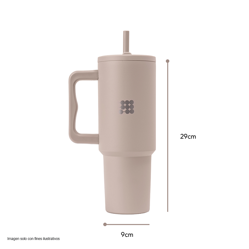 Termo para agua, 40 oz, CT-TUMB9, Cubitt, acero inoxidable, Arena