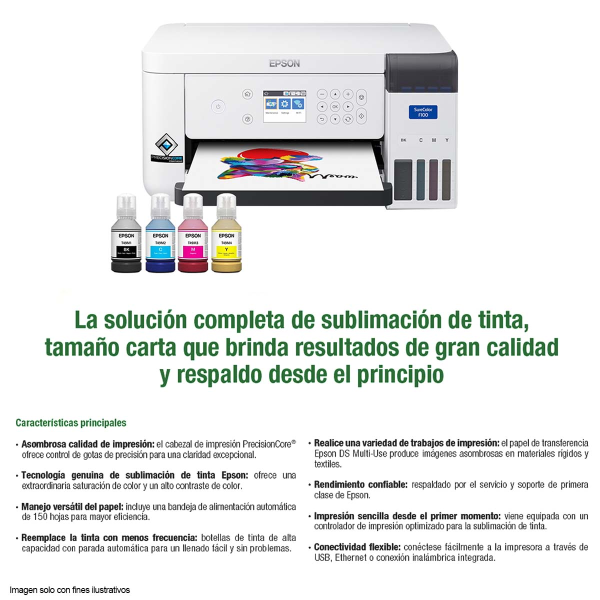 Impresora SureColor F170 Epson multifuncional Wi-Fi