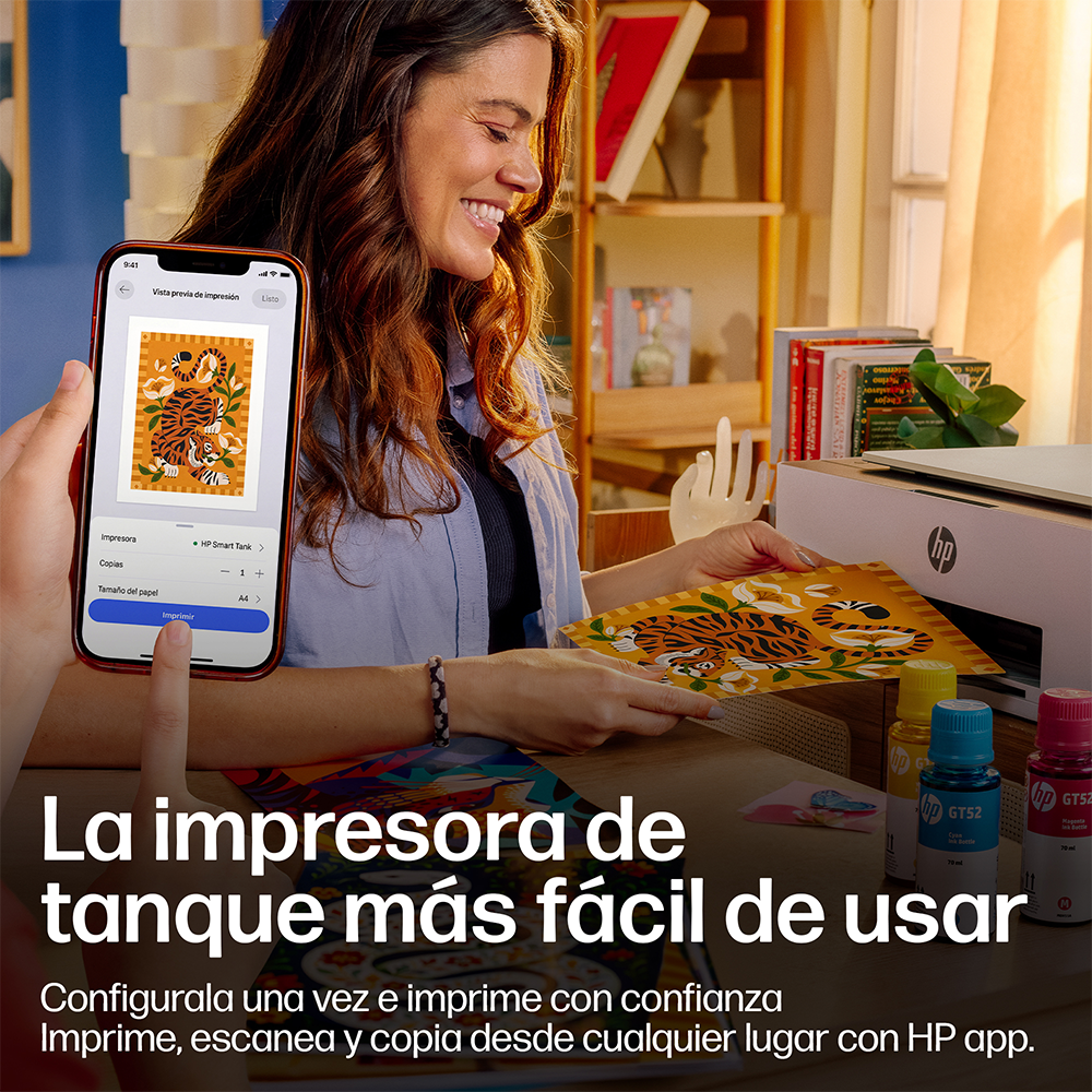 Impresora Multifuncional HP Smart Tank 583 AIO WIFI