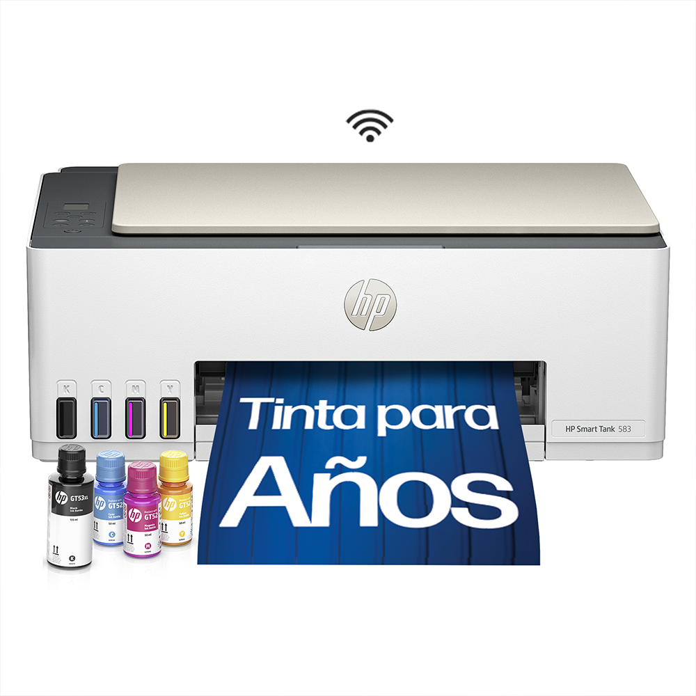 Impresora Multifuncional HP Smart Tank 583 AIO WIFI