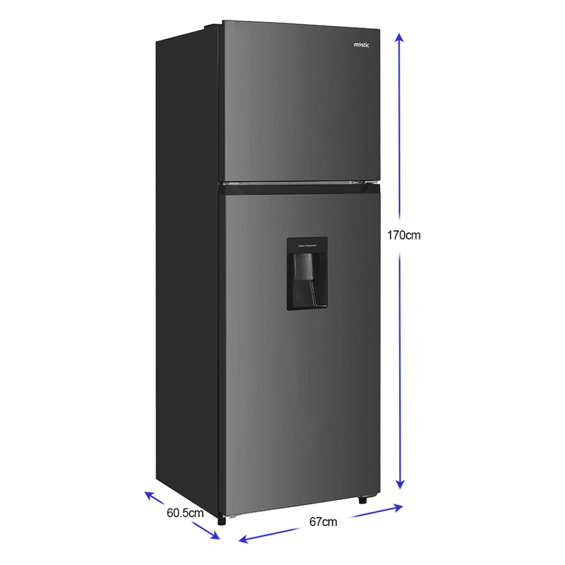 Refrigeradora Mystic TopMount de 12 pc modelo RF-NV370DL-SS