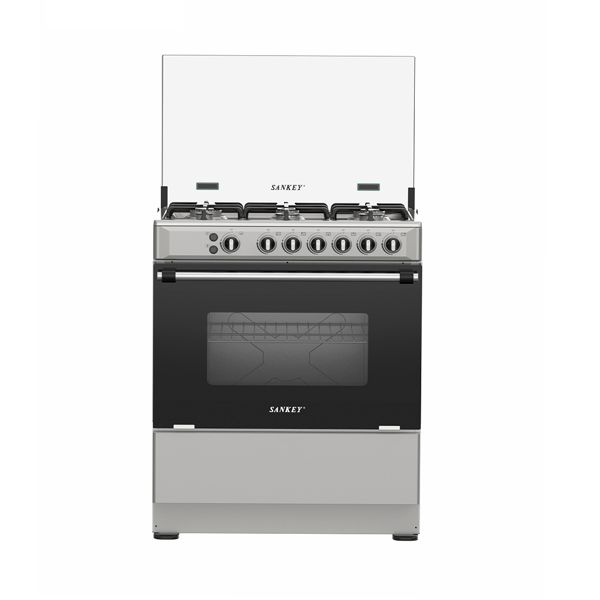 Estufa a gas 30" BERTA SL6 Sankey 6 quemadores encendido eléctrico