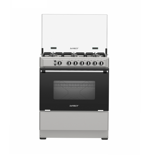 Estufa a gas 30" BERTA SL6 Sankey 6 quemadores encendido eléctrico