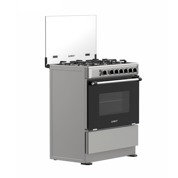 Estufa a gas 30" BERTA SL6 Sankey 6 quemadores encendido eléctrico