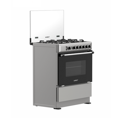 Estufa a gas 30" BERTA SL6 Sankey 6 quemadores encendido eléctrico