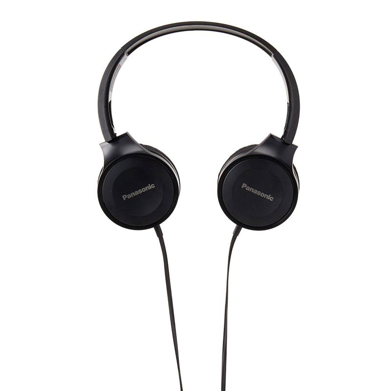 Audífono Negro Panasonic Alámbrico Over-Ear RP-HF100ME-K