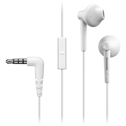 Audífono Blanco Panasonic Alámbrico In-Ea RP-TCM55E-W