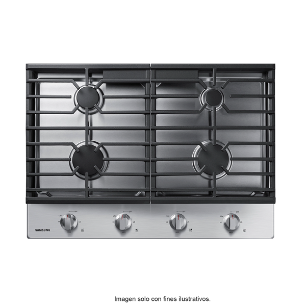 Estufa Empotrable a gas 30" NA30R5310FS/AA acero inoxidable Samsung