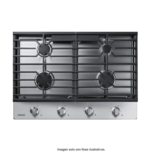 Estufa Empotrable a gas 30" NA30R5310FS/AA acero inoxidable Samsung