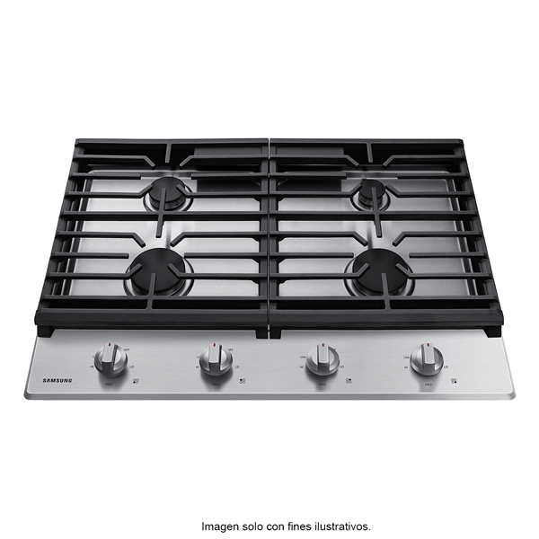 Estufa Empotrable a gas 30" NA30R5310FS/AA acero inoxidable Samsung