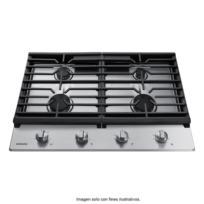 Estufa Empotrable a gas 30" NA30R5310FS/AA acero inoxidable Samsung