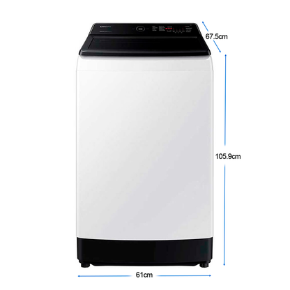 Lavadora 13kg carga superior Samsung WA13CG5441BWAP, tambor de acero inoxidable