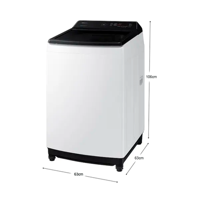 Lavadora 17kg WA17CG6441BWAP Samsung con tecnología inverter, tambor de acero inoxidable