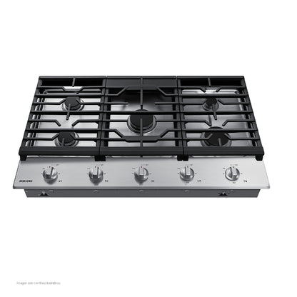 Estufa de 36" empotrable a gas acero inoxidable negro NA36R5310FS/AA Samsung