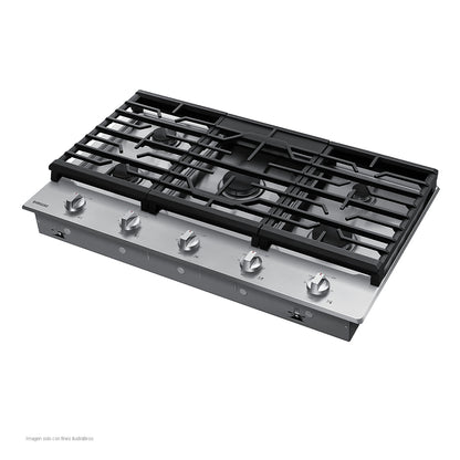 Estufa de 36" empotrable a gas acero inoxidable negro NA36R5310FS/AA Samsung