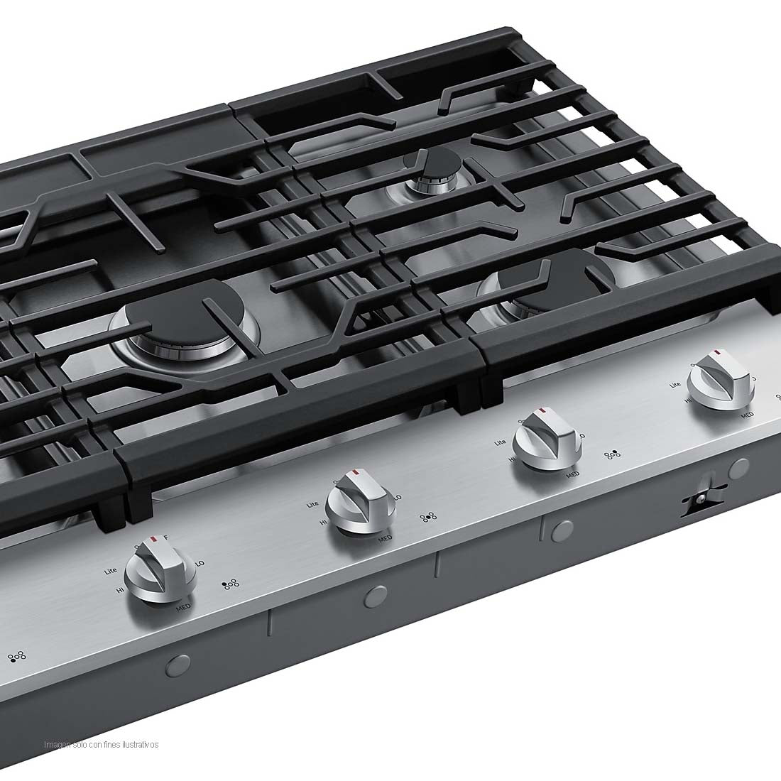 Estufa de 36" empotrable a gas acero inoxidable negro NA36R5310FS/AA Samsung