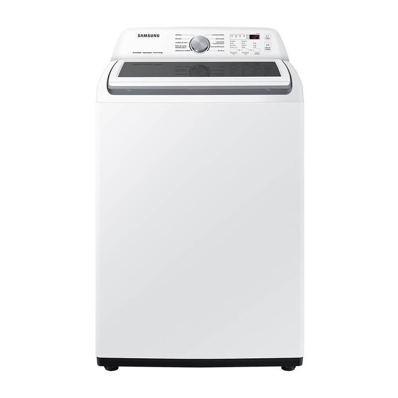 Lavadora 23kg WA23C3553GW/AP Samsung, carga superior, Wi-Fi, SmartThing, inverter color blanco.
