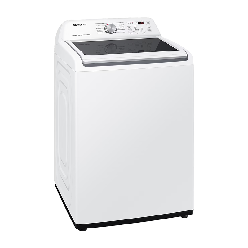 Lavadora 23kg WA23C3553GW/AP Samsung, carga superior, Wi-Fi, SmartThing, inverter color blanco.