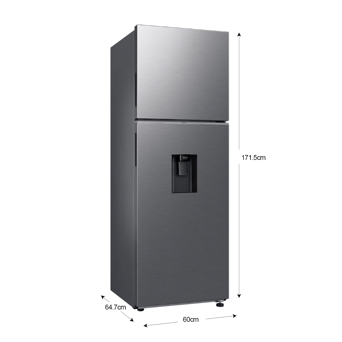 Refrigeradora Samsung Top Mount 10pc RT31DG5224S9AP dispensador de agua  WiFi inteligente integrado.
