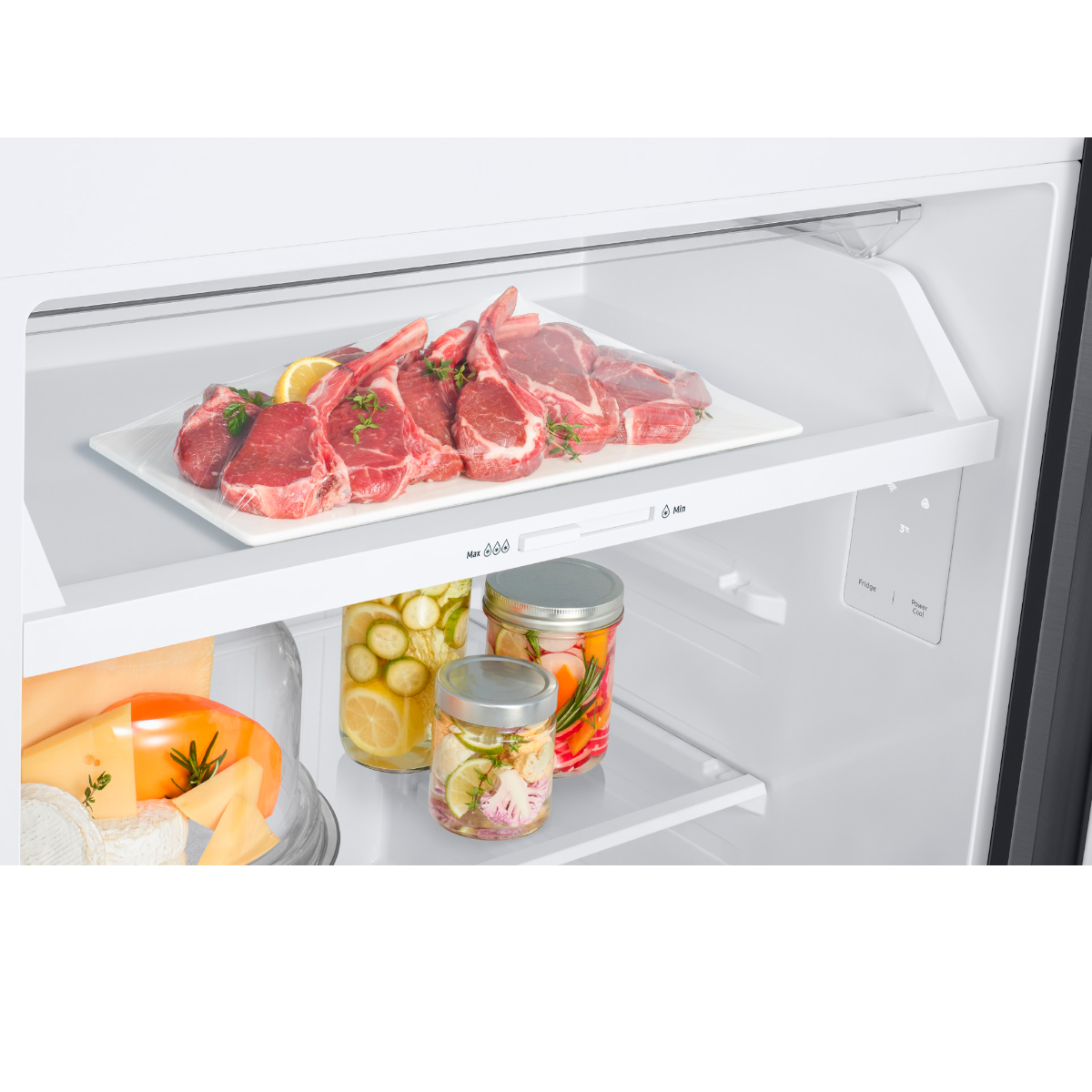 Refrigeradora Samsung 14pc RT42DG6734S9AP color silver  WiFi inteligente integrado dispensador de agua