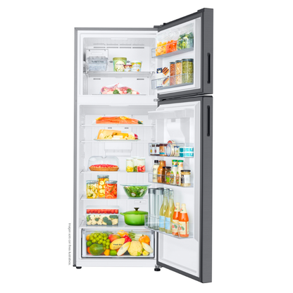 Refrigeradora 18pc RT53DG6224S9AP Samsung Top Mount, WiFi inteligente integrado con dispensador de agua
