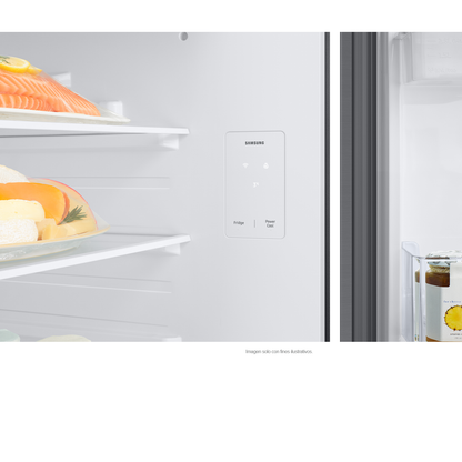 Refrigeradora 18pc RT53DG6224S9AP Samsung Top Mount, WiFi inteligente integrado con dispensador de agua