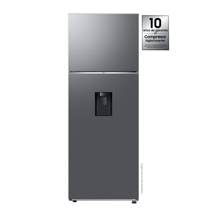 Refrigeradora 18pc RT53DG6224S9AP Samsung Top Mount, WiFi inteligente integrado con dispensador de agua