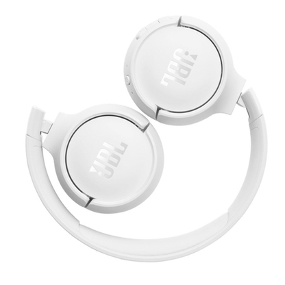 Audífonos JBL JBLT520BTWHTAM over ear inalámbricos color blancos